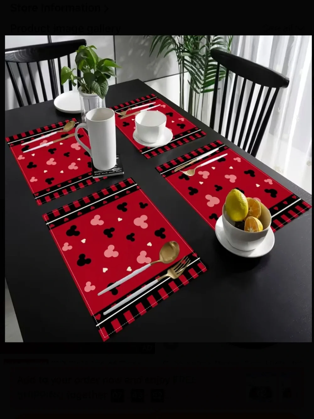 Mickey Placemats